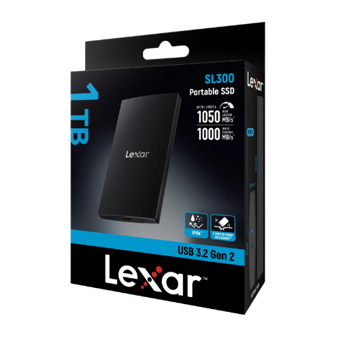 Lexar 1TB SL300 USB 3.2 Gen 2 Portable SSD