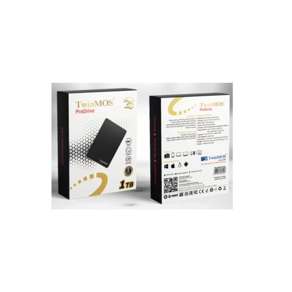 TwinMOS HDD Externe ProDrive USB 3.0 1TB